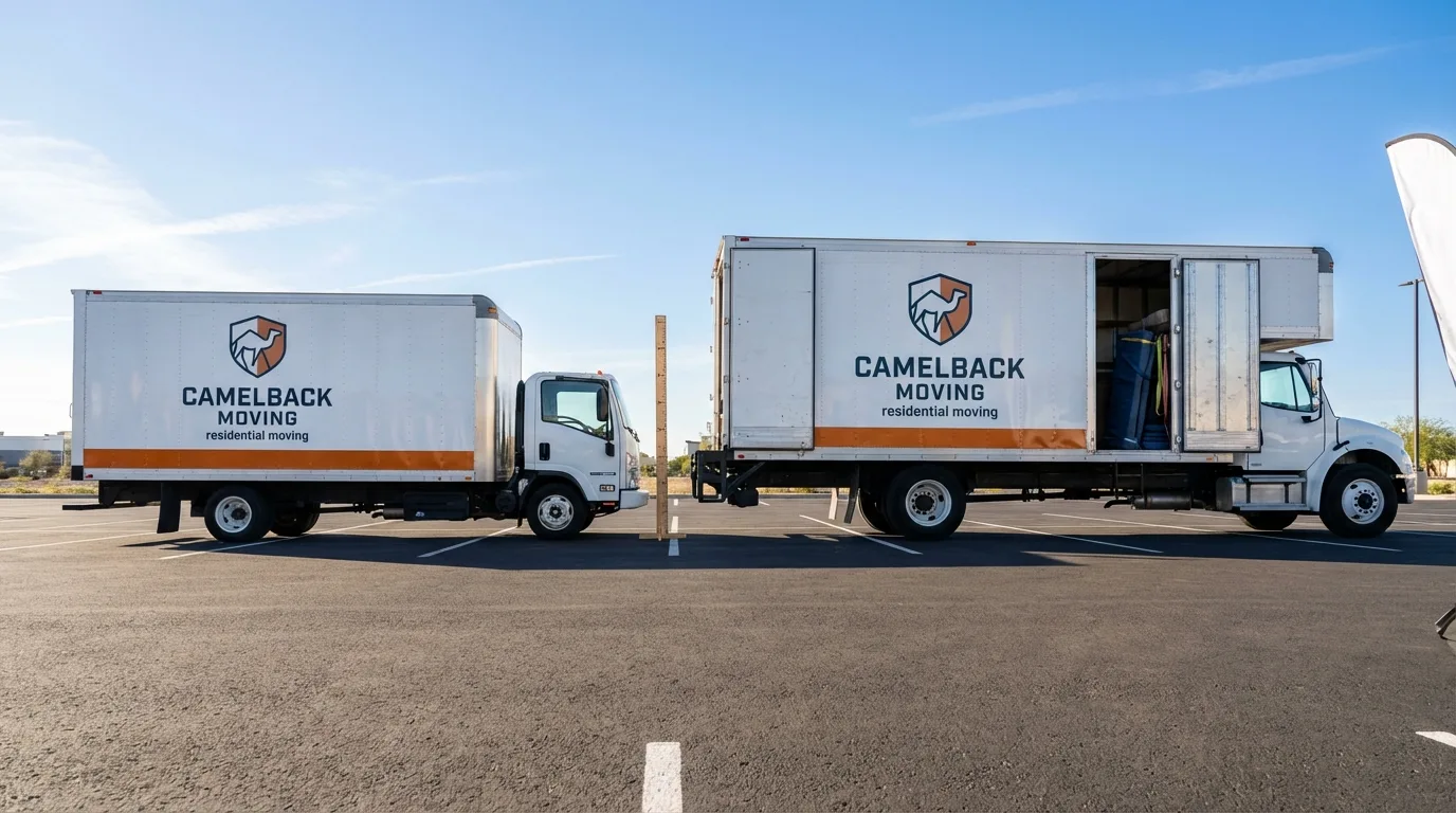 Moving truck size capacity guide in North Lewisburg